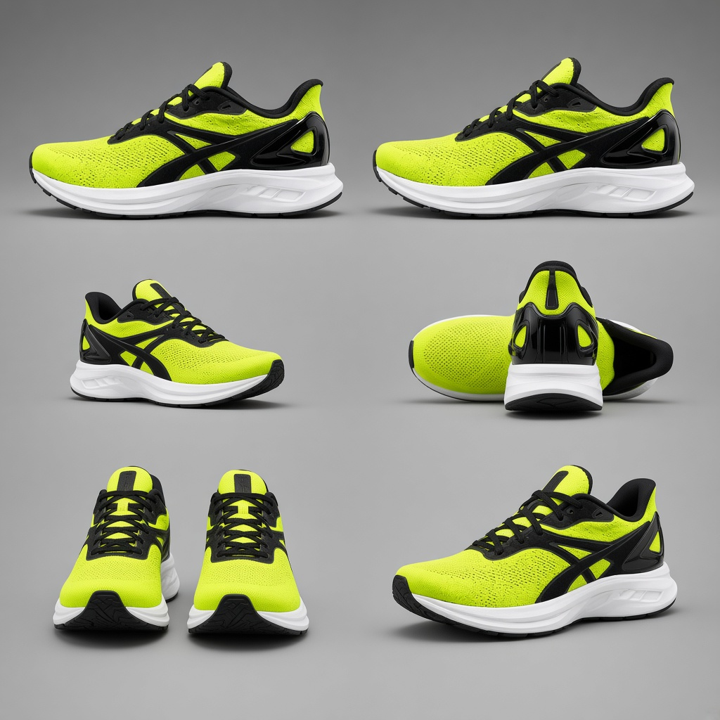 a running shoe after /turnaround