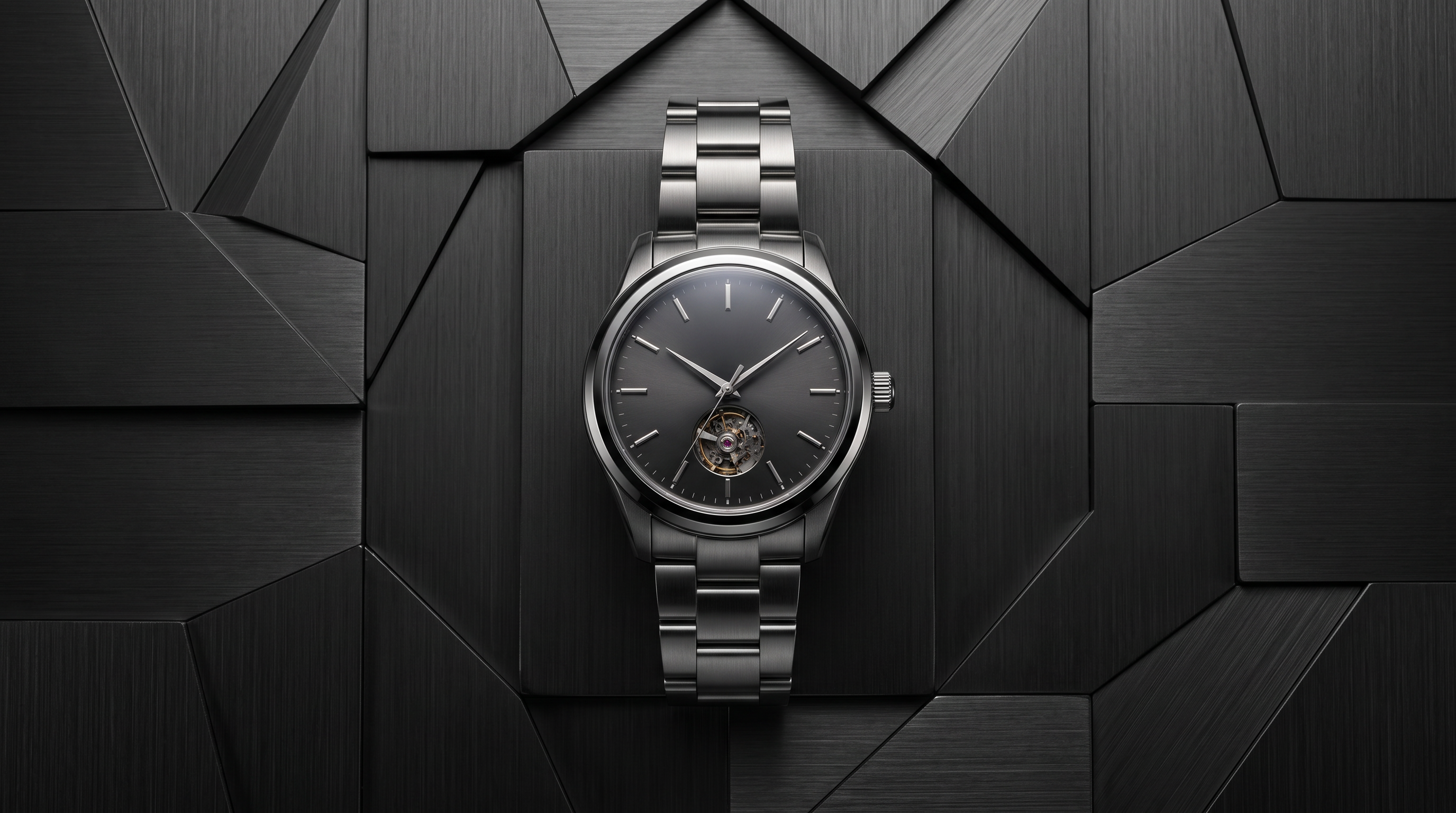 a mechanical wristwatch after /luxury