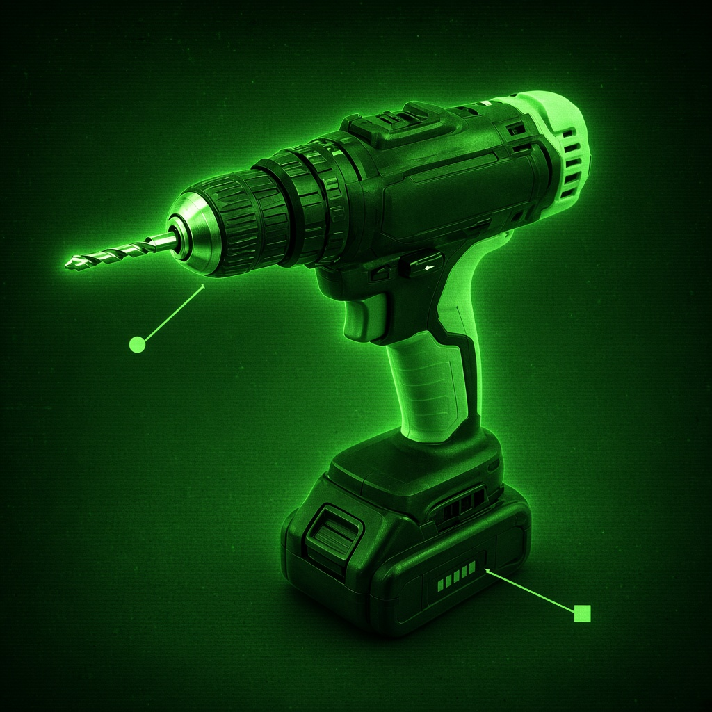 a cordless drill after /nightvision